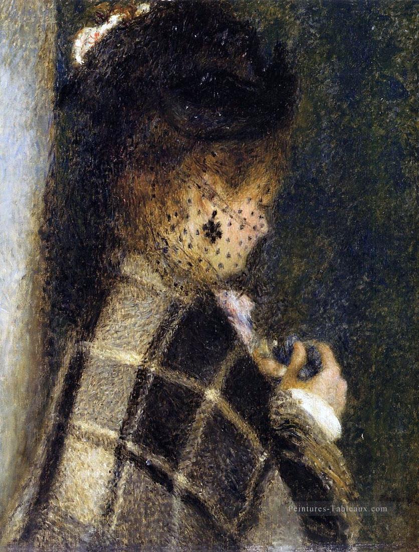Dame au voile Pierre Auguste Renoir Peintures à l'huile